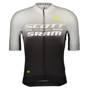 Begränsat antal Scott Cykeltröja Herr RC Scott-SRAM Pro SS Black/White