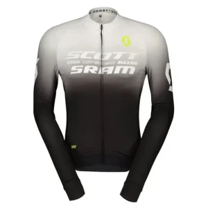 Scott Cykeltröja Herr RC Scott-SRAM Pro LS Black/White Trygg betalning
