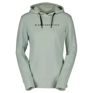 Kampanjpris Scott Fritidströja Hoody Dam No Shortcuts LS Fresh Green