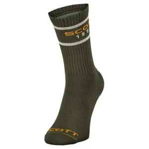 Scott Sock Retro Casual Crew 3-Pack Fir Green Snabb frakt