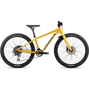 Orbea Barncykel Mx 24 Team Disc Mango Gloss/Black Matt Rabatt