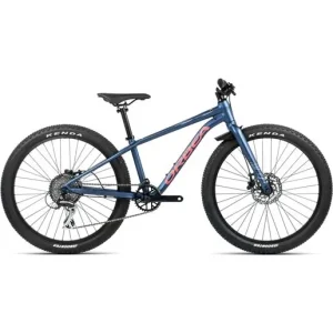 Orbea Barncykel Mx 24 Team Disc Moondust Blue/Red Matt Kundfavorit