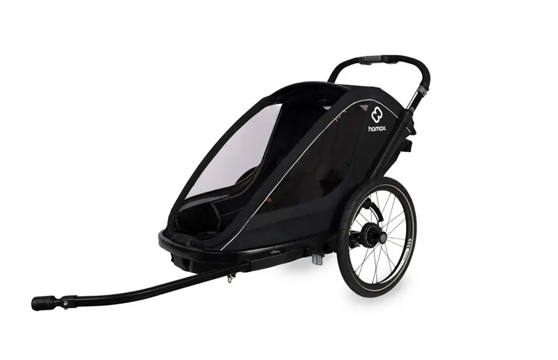 Hamax Cykelvagn Breeze Twin 2 barn Black Begränsad tid