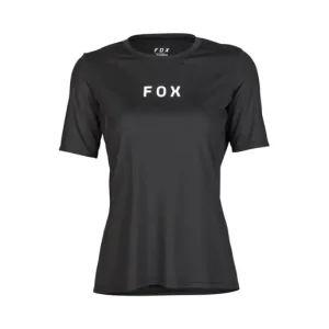 Fox Cykeltröja W Ranger SS Wordmark Black Premium
