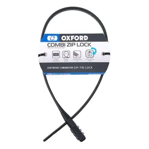 Begränsad tid OXC Kombinationslås Combi Zip Lock 470 mm Black