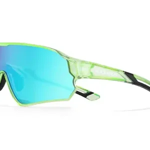 I lager RockBros UV400 8-12 år barnsolglasögon, transparent grön