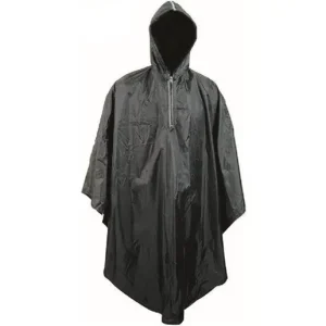 Cavo Regnponcho Svart Expressleverans