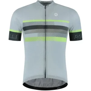 Bästa pris Rogelli Hero 2 Cykeltröja, Grå/Lime