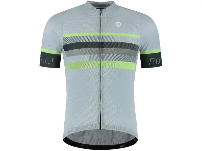 Bästa pris Rogelli Hero 2 Cykeltröja, Grå/Lime