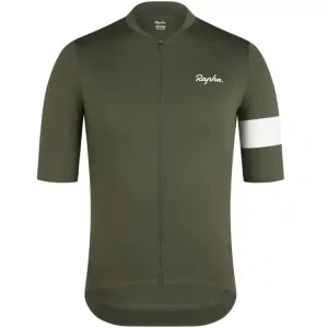 Rapha Core SS Cykeltröja, mörkgrön, för herrar Sista chansen