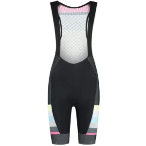 Snabb leverans Rogelli Impress II Bib Cykelshorts, Svart/Multicolour