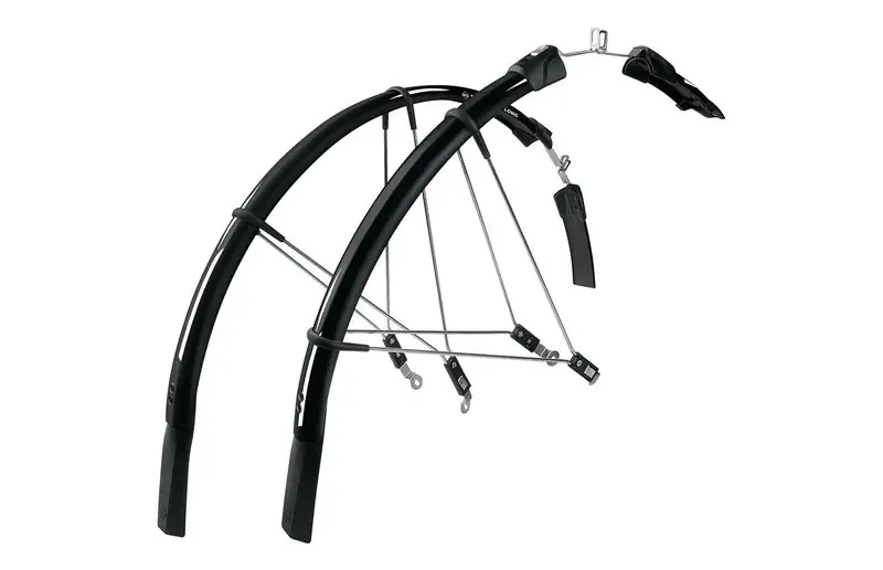 Snabb frakt SKS Skärmset Raceblade Long +150 mm 28" Road/Racer Svart