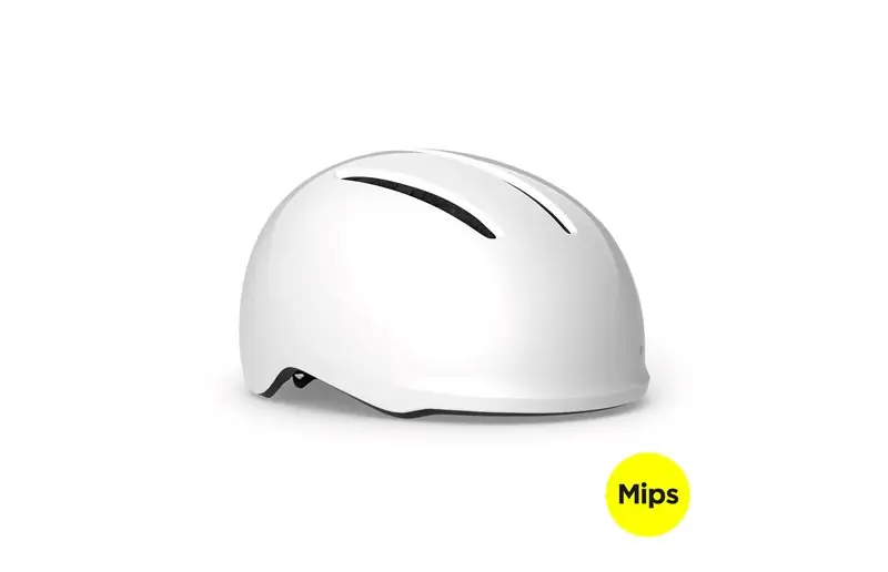MET Cykelhjälm Vibe Mips White/Glossy Nyhet