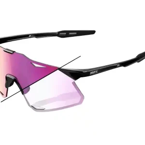 100% Hypercraft fotokromiska Cykelglasögon, Purple Flash Begränsat erbjudande