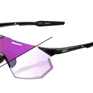 100% Hypercraft SQ Cykelglasögon, Gloss Black Lågt pris