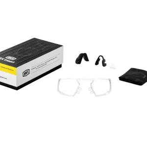 Fynd 100% RX Glasögoninsats, Liten, Soft Tact Svart