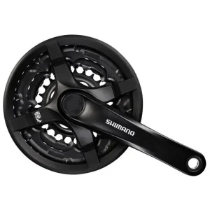 Vevparti Shimano FC-TY501 6/7/8-speed 175mm Black Rabatt
