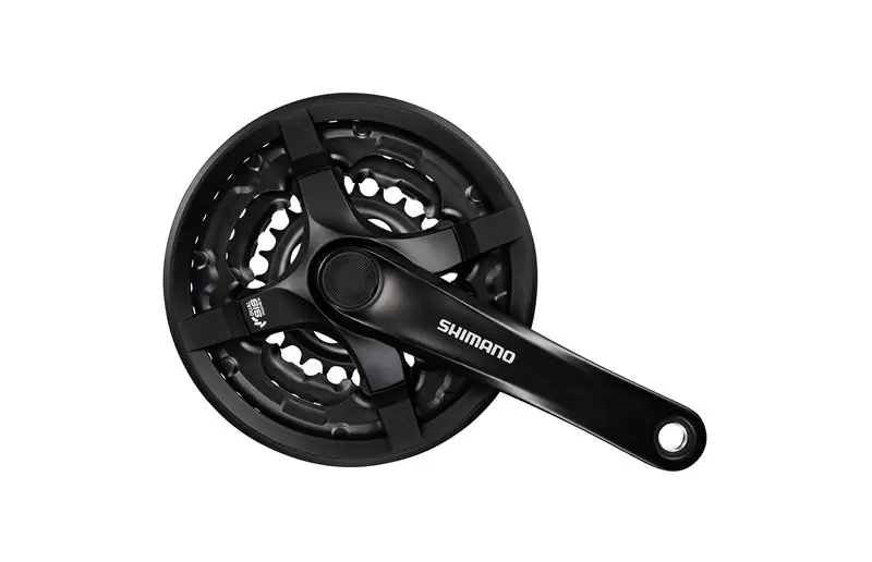 Vevparti Shimano FC-TY501 6/7/8-speed 175mm Black Rabatt