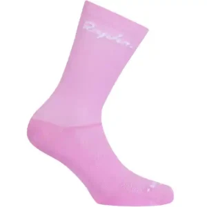 Rapha Logo Cykelstrumpor, Rosa Populär