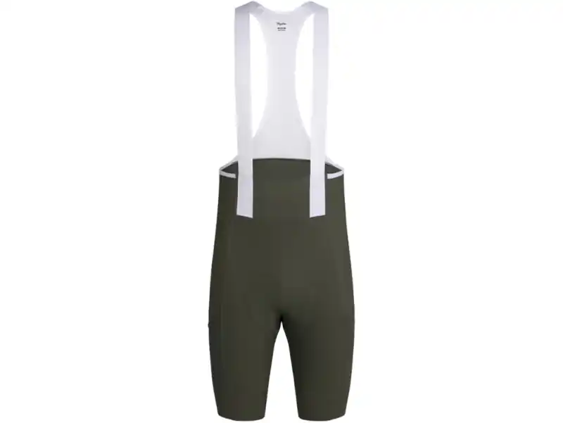 Rapha Brevet Element Cargo Bib Cykelshorts för herrar, Grön Expressleverans