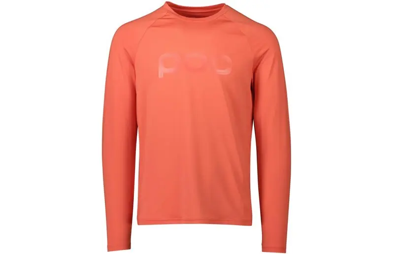 Cykeltröja POC M's Reform Enduro Jersey Ammolite Coral Populär