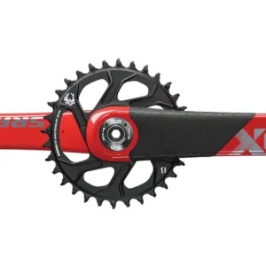 Erbjudandepris SRAM X01 DH DUB Crank Set 34T DM Red