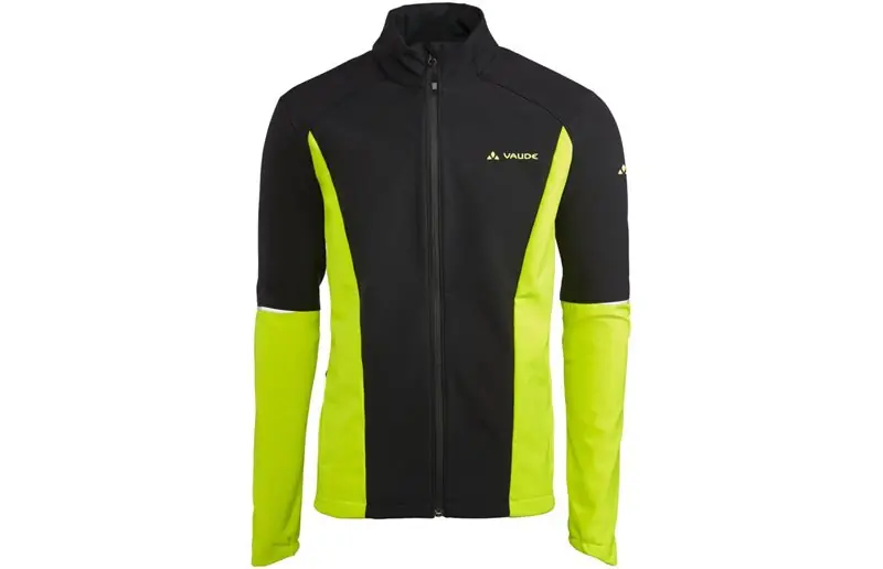 VAUDE Wintry IV Softshell Jacket Men Neon Yellow Rabatter