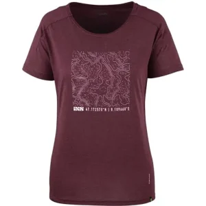 Begränsat erbjudande IXS Flow Contour SS Tech Tee Women Raisin
