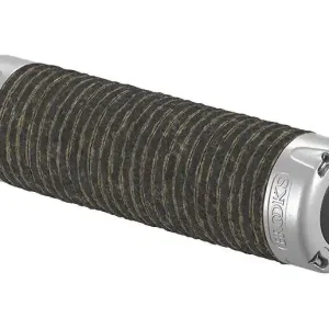 Utförsäljning Brooks Plump Leather Grips Black