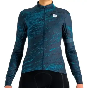 Populär Sportful Cliff Supergiara LS Thermal Jersey Women Galaxy Blue Berry Blue Black