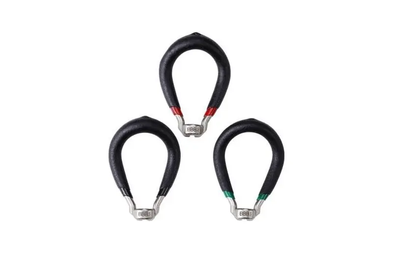 BBB Cycling Ekernyckel ProTuneBTL-183S Spoke Wrench Svart/Grön/Röd Utförsäljning