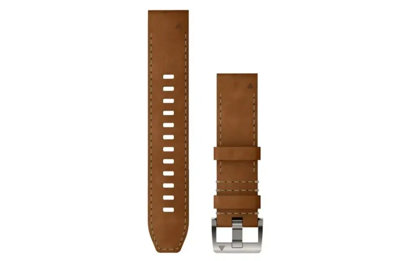 Lågt pris Armband Garmin Quickfit¬ 22 Strap (Leather/Hybrid)