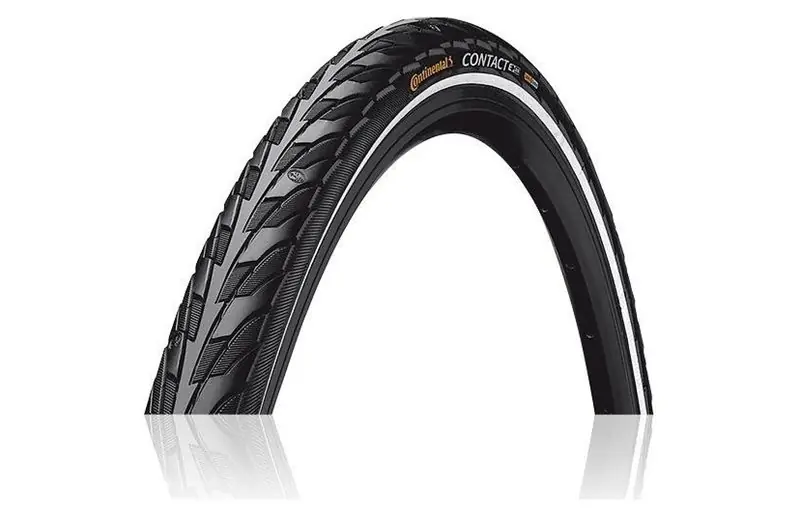 Begränsat antal Cykeldäck Continental CONTACT SafetySystem Breaker 47-559 (26x1.75") Svart/Reflex