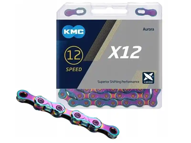 Extra rabatt KMC X12 Aurora Blue 12-Speed Kedja, 126 Link