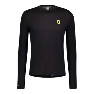 Snabb frakt Scott Löpartröja Rc Run L/Sl Shirt Black/Yellow Herr
