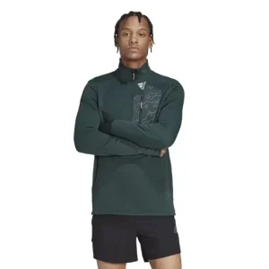 Erbjudandepris Adidas Löpartröja X-City 1/4 Zip Shagrn/Seimor Herr