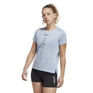 Trygg betalning Adidas Löpartröja Agr Shirt Bludaw Dam