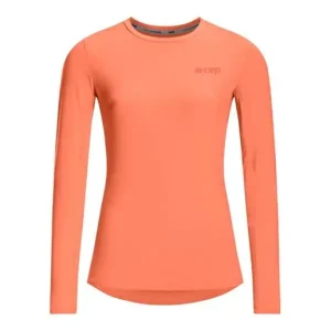 Cep Löpartröja The Run Shirt Round Neck Long Sleeve Coral Dam Extra rabatt