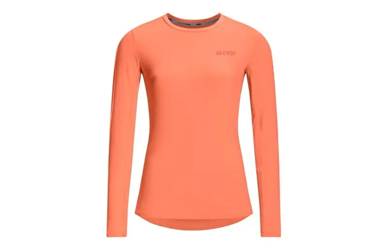 Cep Löpartröja The Run Shirt Round Neck Long Sleeve Coral Dam Extra rabatt