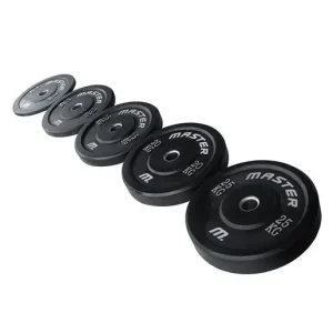 Sista chansen Master Fitness Viktskiva Bumper Viktpaket Bumper 120 Kg