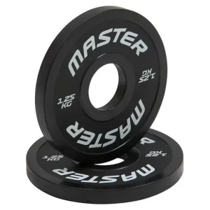 Expressleverans Master Fitness Viktskiva Gummerade Change Plate 2 X 1