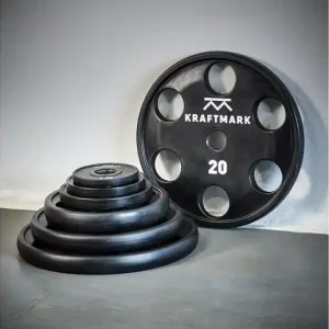 Kraftmark Internationella Viktskivor 50Mm Pu Med Handtag Utförsäljning