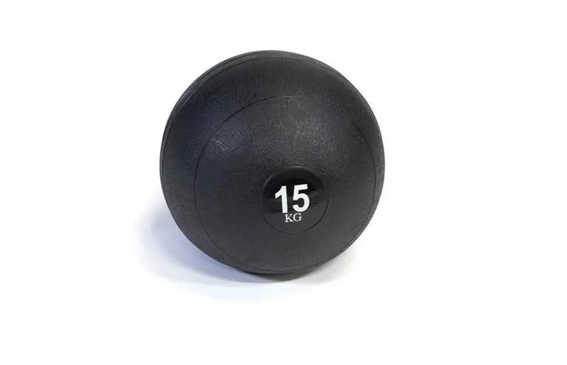 Köp online Kraftmark Träningsboll Slamball Svart