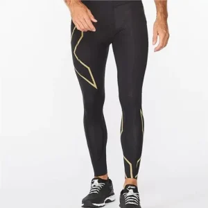 Rea 2XU Löparbyxor Light Speed Compression Tight Herr Black/Gold Reflective