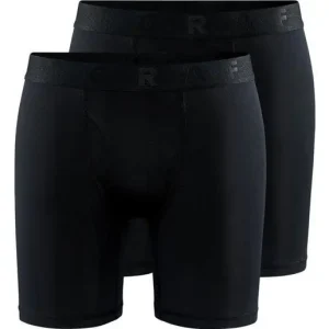 Craft Löparunderkläder & Underställ Core Dry Boxer 6-Inch 2-Pack Herr Black risnedsättning
