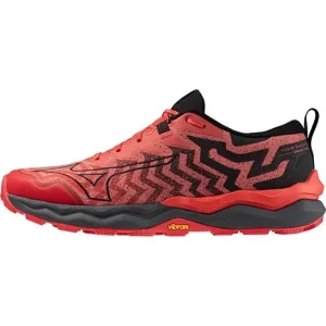 Mizuno Löparskor Wave Daichi 8 Herr Cayenne/Black/High Risk Red Kampanj