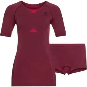 Rea Odlo Löparunderkläder & Underställ Set Fundamentals Performance Light Dam Raspberry/Pink