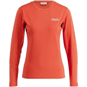 Begränsat erbjudande Swix Löpartröja Pace NTS LS Baselayer Top Dam Cayenne