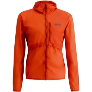 Swix Löparjacka Pace Wind Light Hooded Jacket Herr Lava Outlet