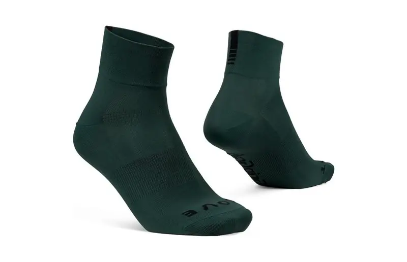 Cykelstrumor GripGrab Lightweight SL Short Socks Green Rea
